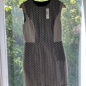 JCrew NWT paneled geometric dress. Size 4.